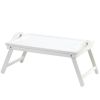 Accent Plus White Wood Breakfast-in-Bed Tray