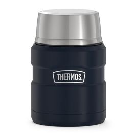 Thermos Stainless King&trade; Vacuum Insulated Stainless Steel Food Jar - 16oz - Matte Midnight Blue