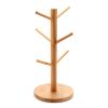 Coffee Tea Cup Rack Holder Tree Shape Wood  Mug Storage Stand Drinkware Shelf