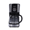 12-Cup Stainless Steel Programmable Coffee Maker With Timer And Strength Control