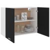 Hanging Cabinet Black 31.5"x12.2"x23.6" Chipboard