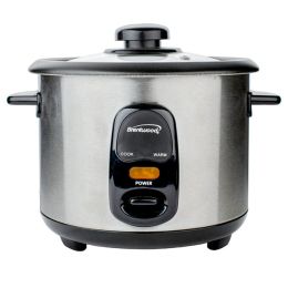 Brentwood 10 Cup Rice Cooker / Non-Stick in Silver