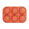 6 Holes DIY Ball Sphere Mold Silicone Cake Chocolate Candy Mould Kitchen Baking Soap Jelly Mold