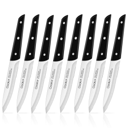 Steak Knife, 8Pcs Steak Knife Set Stainless Steel Serrated Steak Knife Dinner Knife for Home Amazon Platform Banned (default: default)