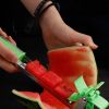 Watermelon Cutter Stainless Steel Windmill Design Creative Cut Fruit Home Kitchen Gadgets DIY Salad Fruit Slicer Cutter Tools