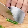 1/2/5 Pcs Finger Protect Stainless Steel Knife Cut Hand Finger Protection Tool Kitchen Gadgets