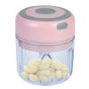 Mini Electric Garlic Chopper 8.45OZ Cordless Garlic Mincer Food Chopper