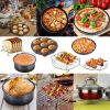 Kitchen Cooking Tool 10Pcs Accessory Baking Basket Pizza Plate Grill Pot For Airfryer 3.2-5.8QT