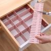 Drawer Dividers Organizer 4 Pack, Adjustable Grid Drawer Separators for Socks Underwear Makeup Storage