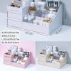 Cosmetic Organizer Makeup Case Holder Drawers Jewelry Plastic Storage Box