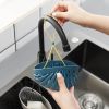 Kitchen PE Racks Sink Sponge Holder Faucet Storage Bag Basket Drain Handy Tools