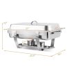 9 Quart 2 Packs Chafing Dish Chafer Dishes Buffet Set Stainless Steel Rectangular Chafing Dish Set