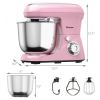 5.3 Qt Stand Kitchen Food Mixer 6 Speed with Dough Hook Beater